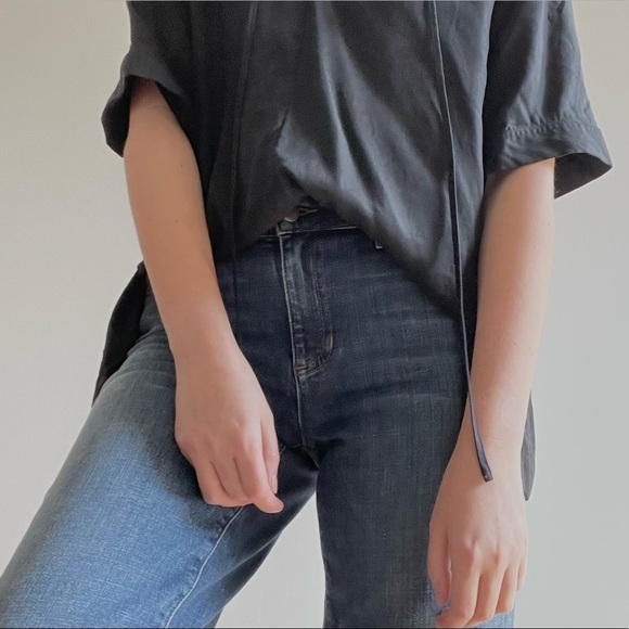 NWT  Eileen Fisher High Rise blue Jeans - 4 - Picture 4 of 14